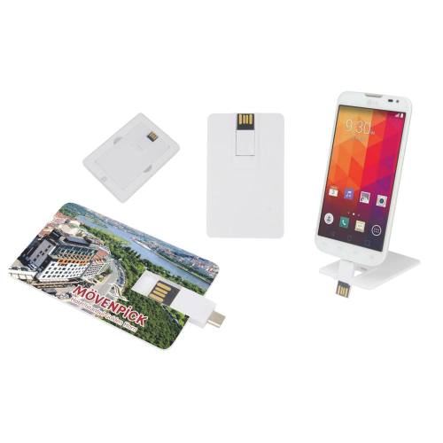 32 GB OTG Özellikli Kartvizit USB Bellek Promosyon Ürün