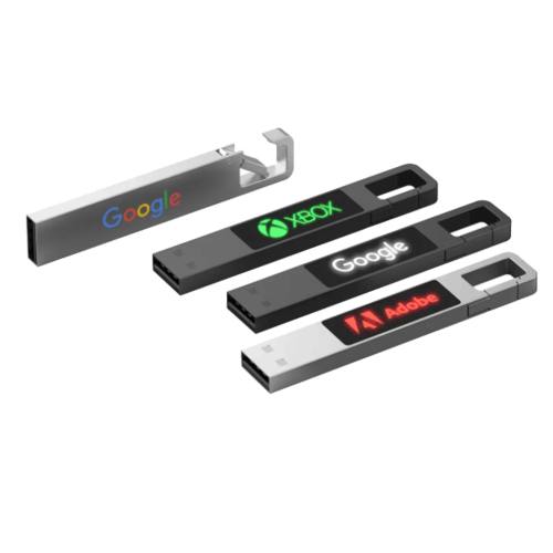 64 GB Metal Işıklı USB Bellek Promosyon Ürün