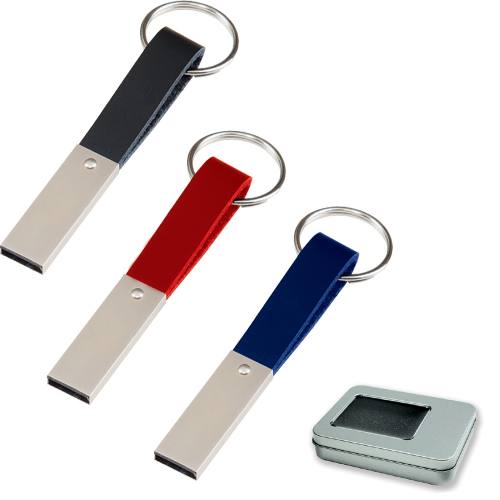 8 GB Metal USB Bellek Anahtarlık Promosyon Ürün