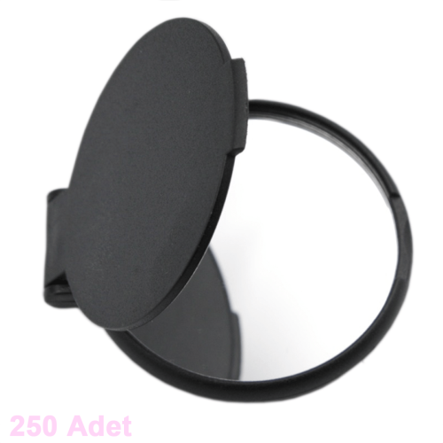 Yuvarlak Ayna Siyah