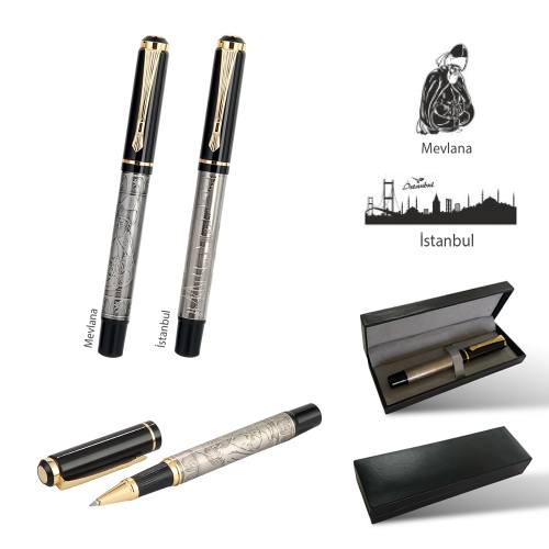 Tekli Kabartma Roller Kalem Seti Promosyon Ürün