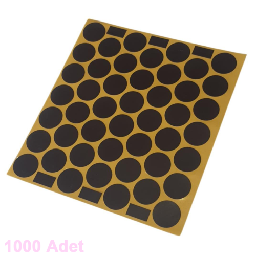 43 mm Yuvarlak Rubber Mıknatıs 0,4 mm