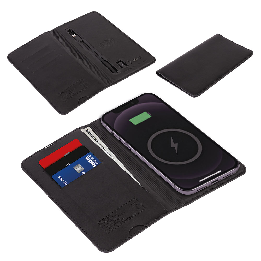 Powerbank 5000 mAh Wireless Cüzdan Promosyon Ürün