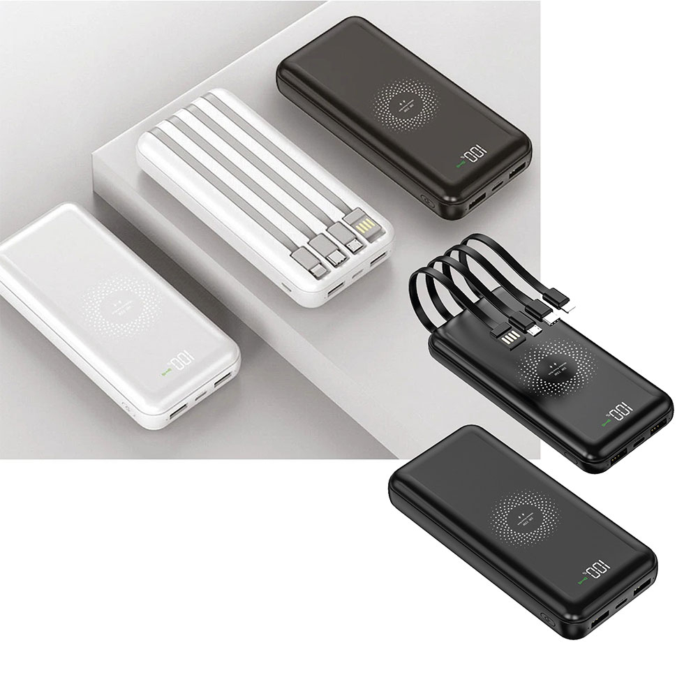 Powerbank 20000 mAh Wireless Mobil Şarj Cihazı Promosyon Ürün