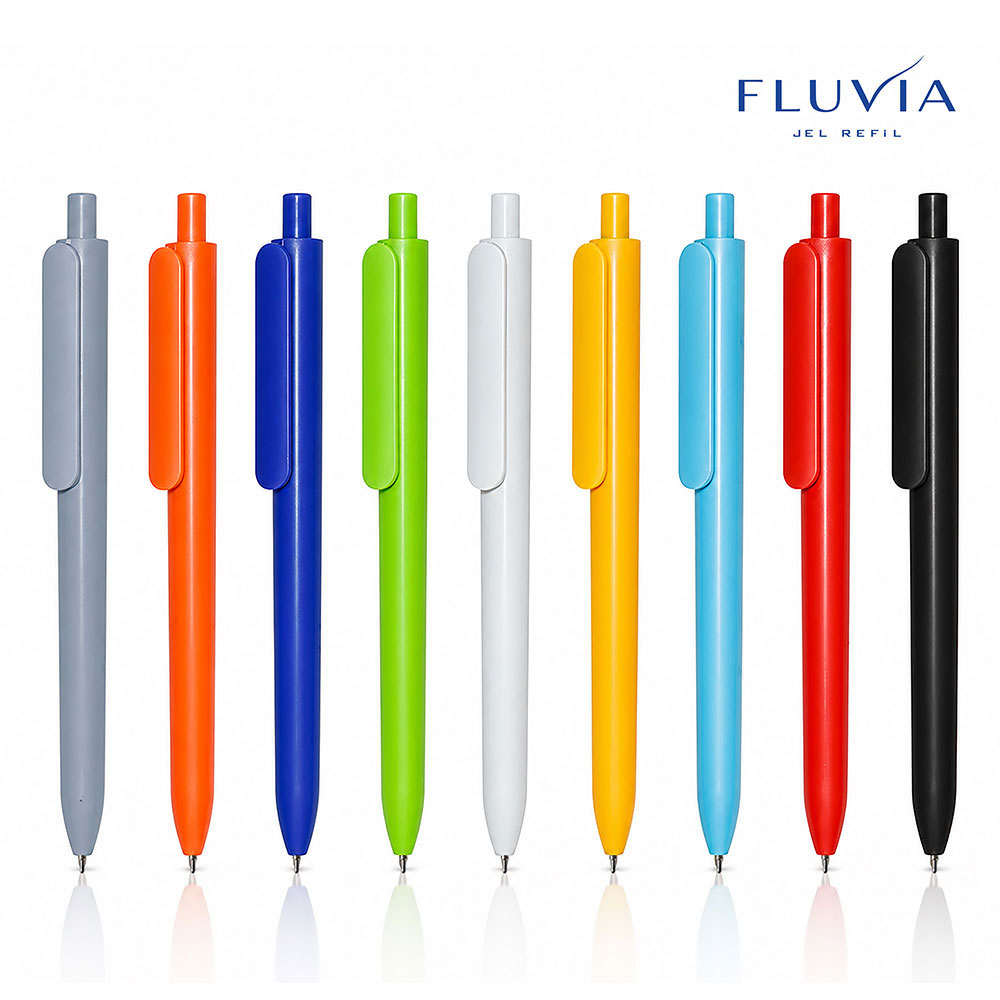 Fluvia İnce Jel Tükenmez Kalem Promosyon Ürün