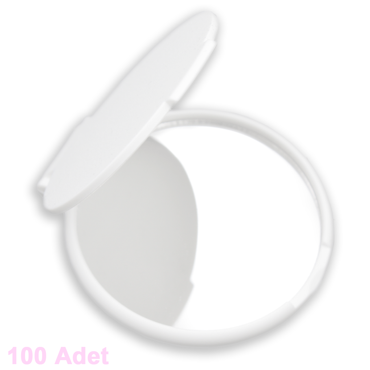 Yuvarlak Ayna Beyaz